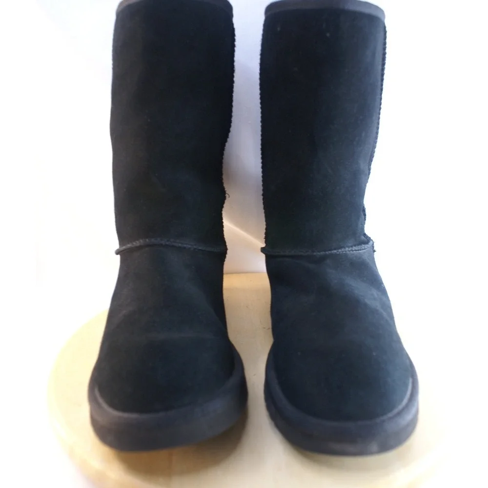 Koolaburra by UGG Victoria Black Suede Tall Winter Boots 1017089 Women 9